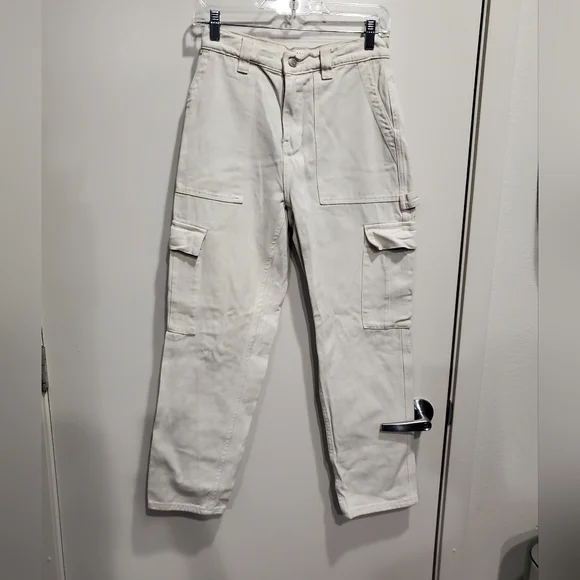 PacSun Pants Jumpsuits Pacsun Womens Cream Cargo Pants